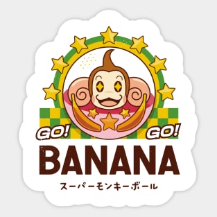 Monkey Banana Sticker